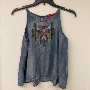 SAKS FIFTH AVENUE Embroidered Women's Top Size M